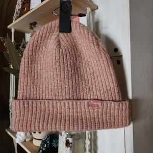 Madewell blush pink 100% Wool chunky beanie